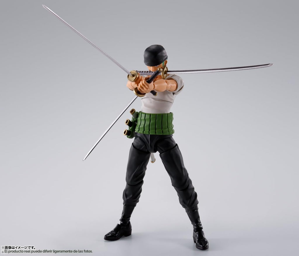 TAMASHII NATIONS - Una pieza - Roronoa Zoro -Romance Dawn- Figura de acción