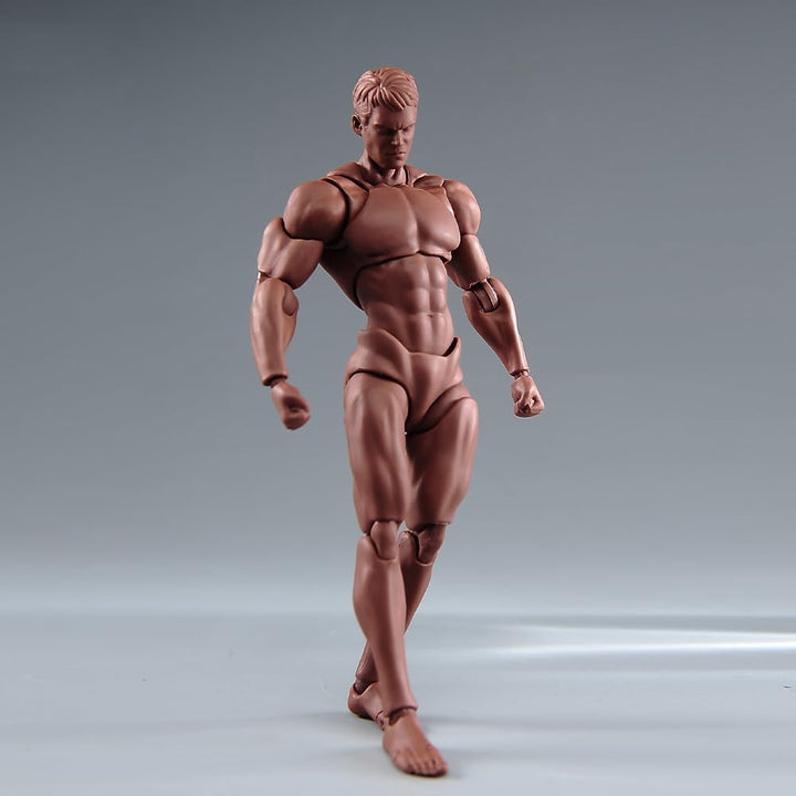 Fremego Figura de acción masculina a escala 1\/12, figura muscular...