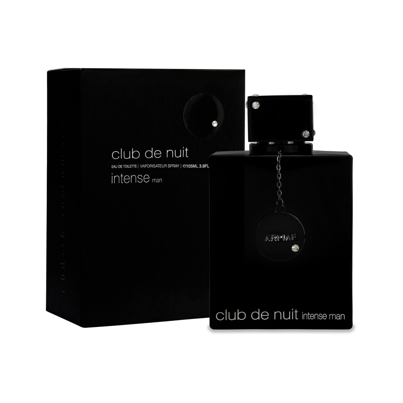 Armaf Armaf Club de Nuit Intense para hombre Edt Men Black, 3.6 oz