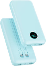 Cargador Portátil PowerBank 40,800mAh con Cables Integrados, Carga...