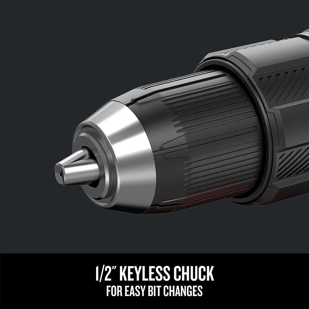 CRAFTSMAN V20 Kit de taladro de martillo inalámbrico, 1/2 pulgada, 2 baterías y cargador incluidos (CMCD711C2)