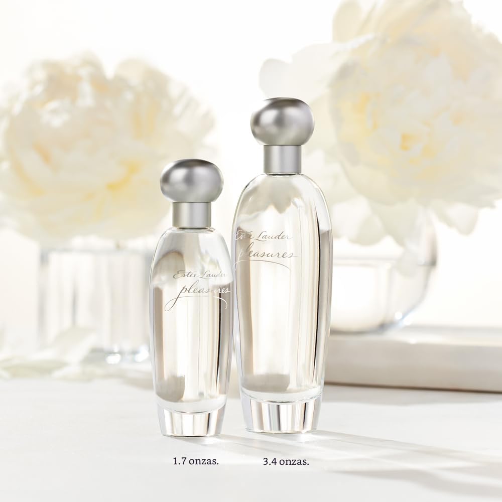 Estée Lauder Pleasures Eau de Parfum Spray with Notes of Lilies, Wh...