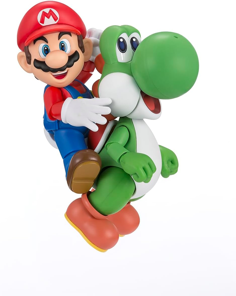 TAMASHII NATIONS - Figura de acción de Super Mario - Yoshi S.H.Figu...