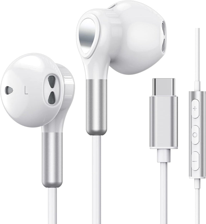 Auriculares USB C para Samsung Galaxy S24 S23 Ultra S22 S21 FE S20...