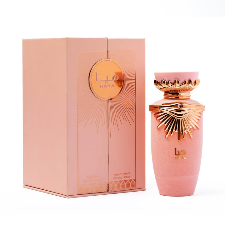 Lattafa Haya Eau de Parfum Spray para mujer, 3.4 onzas