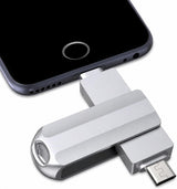 Unidad flash de 256 GB para iPhone\/iPad, USB-C Photo Stick con ada...