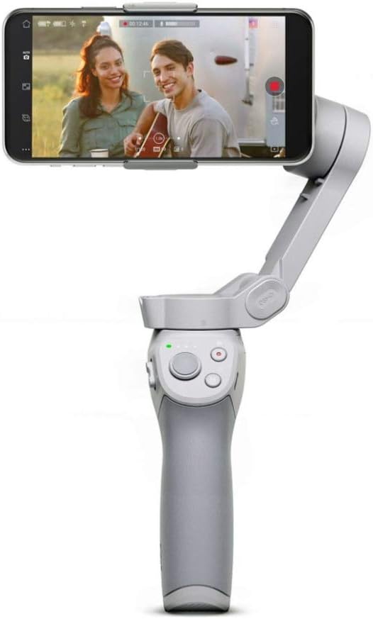 DJI OM 4 - Estabilizador de teléfono inteligente de 3 ejes de mano con trípode de agarre VLOG VOOTUBE LIVE VIDEO PARA IPHONE Android