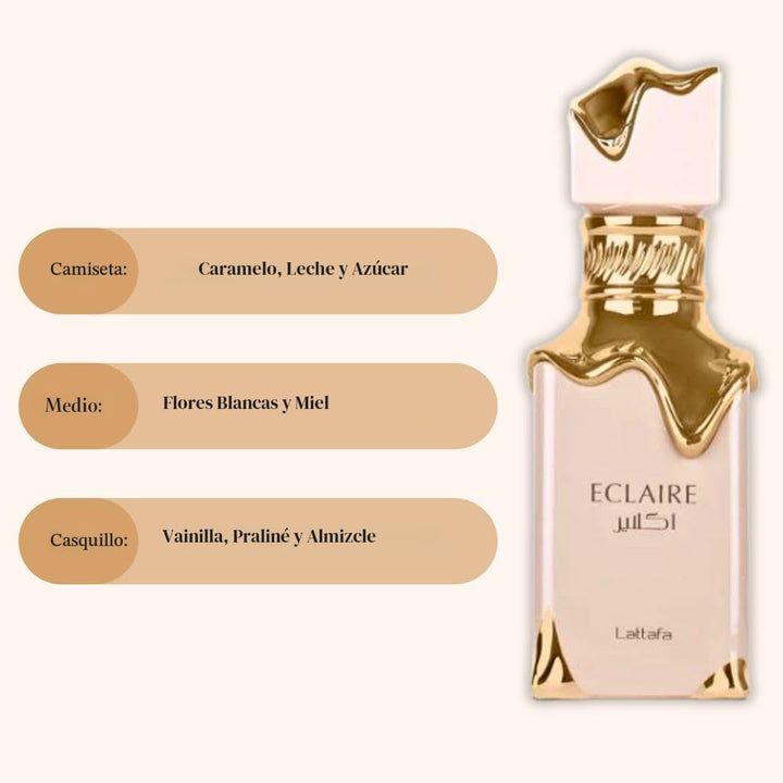 Lattafa Eclaire para Mujeres Eau de Parfum en Spray, 3.4 Onzas \/ 1...