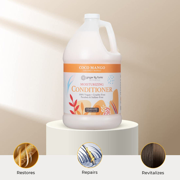 Ginger Lily Farms Botanicals - Acondicionador hidratante para cabel...