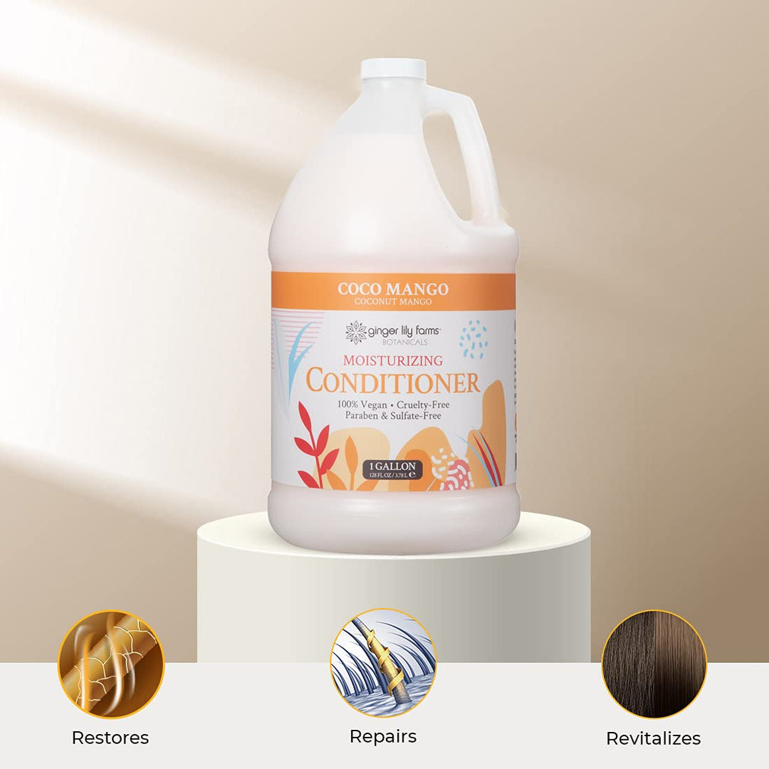 Ginger Lily Farms Botanicals - Acondicionador hidratante para todo...