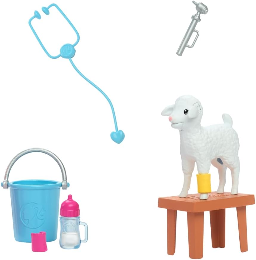 Muñeca de 65 aniversario de Barbie y 10 accesorios, juego de veteri...