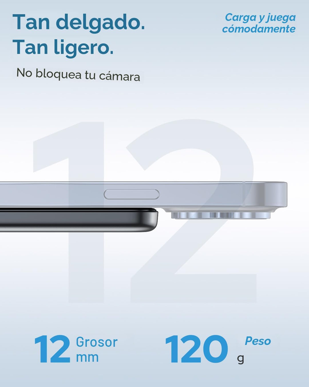 Cargador portátil Magsafe, banco de energía magnético inalámbrico d...
