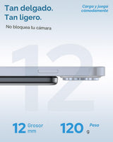 Cargador portátil Magsafe, banco de energía magnético inalámbrico d...