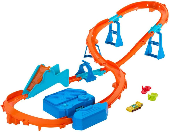 Hot Wheels Juego de pistas de coche de juguete caja de