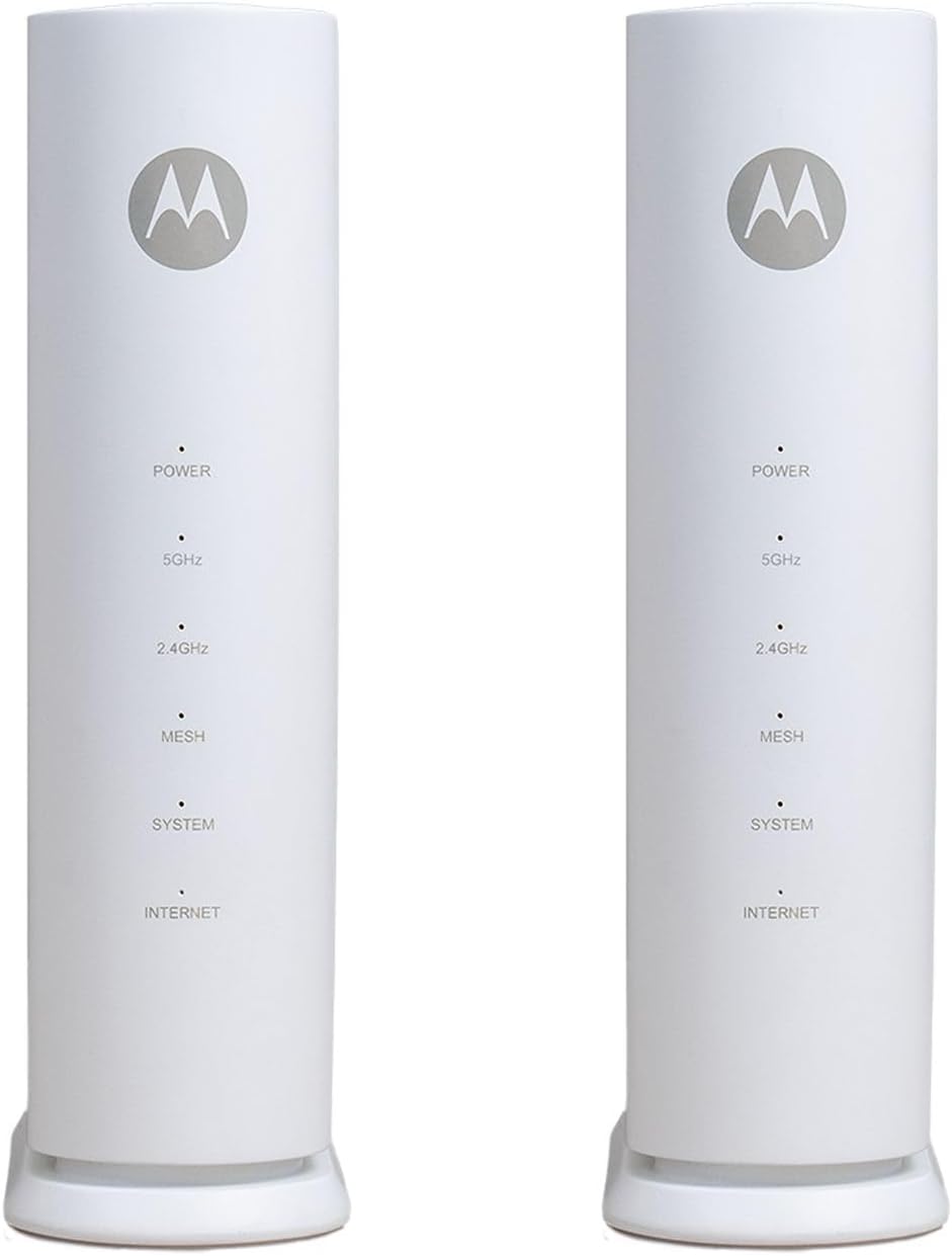 Motorola Enrutador WiFi 7 MNQ1525 con malla fácil, velocidad de dob...