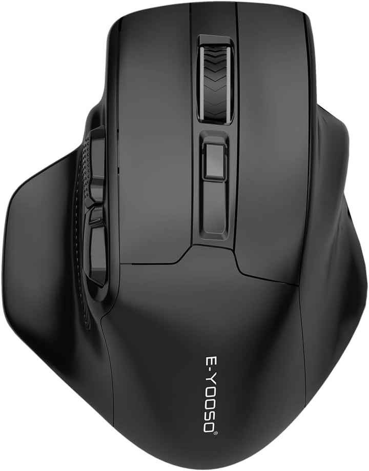 E-YOOSO Ratón inalámbrico Bluetooth grande para manos grandes, mous...