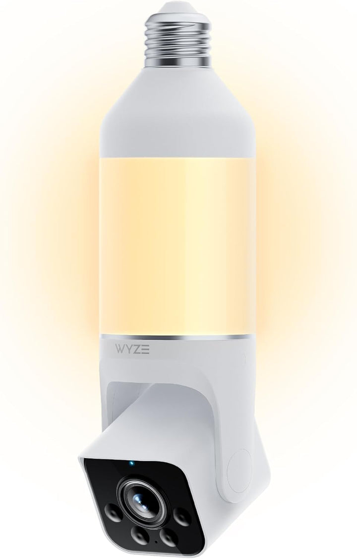WYZE Cámara de Seguridad Bulb Cam, Cámara de Bombilla para Exterior...