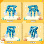 Brainrot 67 Peluche Italian Brainrot Six Seven Peluche Blue Style 10 pulgadas (67 Azul)