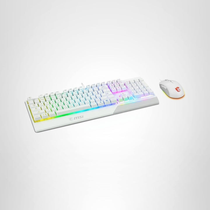 MSI Vigor GK30 Combo de teclado para juegos RGB GK30 de 6 zonas y m...