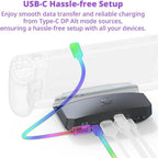 AVerMedia Base para cubierta de vapor con HDMI 4K a 60Hz, carga USB C, duplicación de pantalla, captura de video para Switch, Steam Deck, ROG Ally, Legion Go, MSI Claw, iPhone, iPad - X'TRA GO GC515