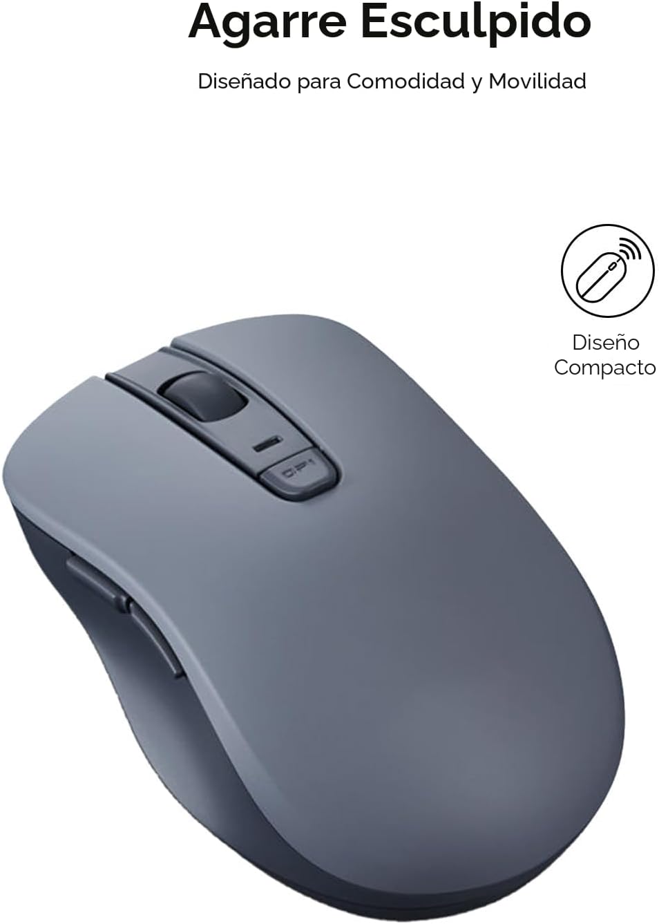Lenovo Ratón Silencioso Bluetooth (WL300) - Ratón de Computadora de...