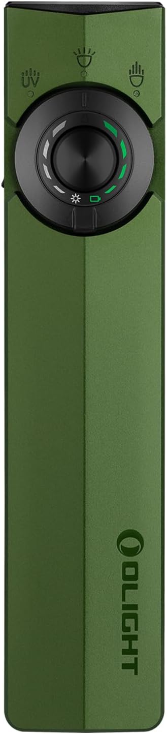 OLIGHT ArkPro EDC linterna plana recargable, luz de bolsillo, OD verde CW