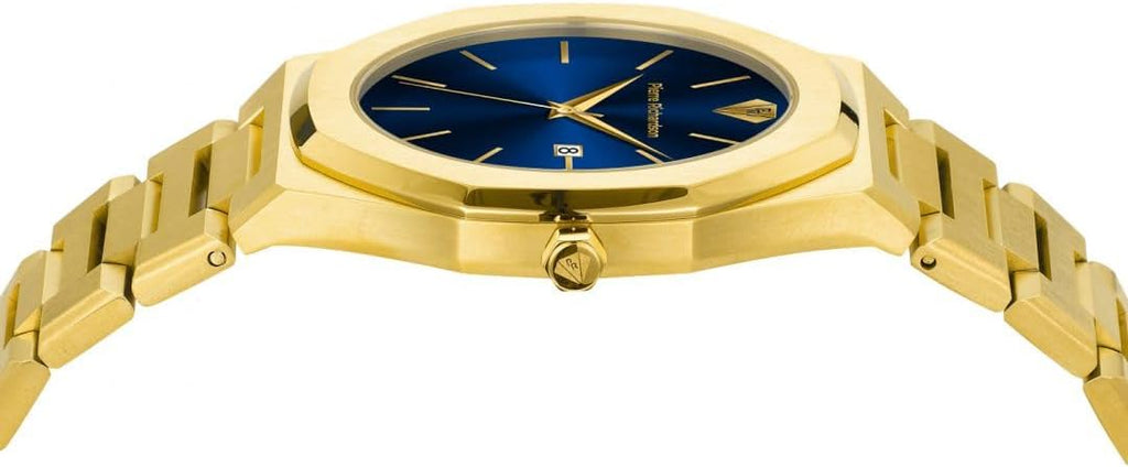 PIERRE RICHARDSON PR5428 Reloj de lujo para hombre – Movimiento de cuarzo japonés, acero inoxidable, 41mm, 5ATM resistente al agua, cristal de zafiro resistente a los arañazos – Reloj de vestir