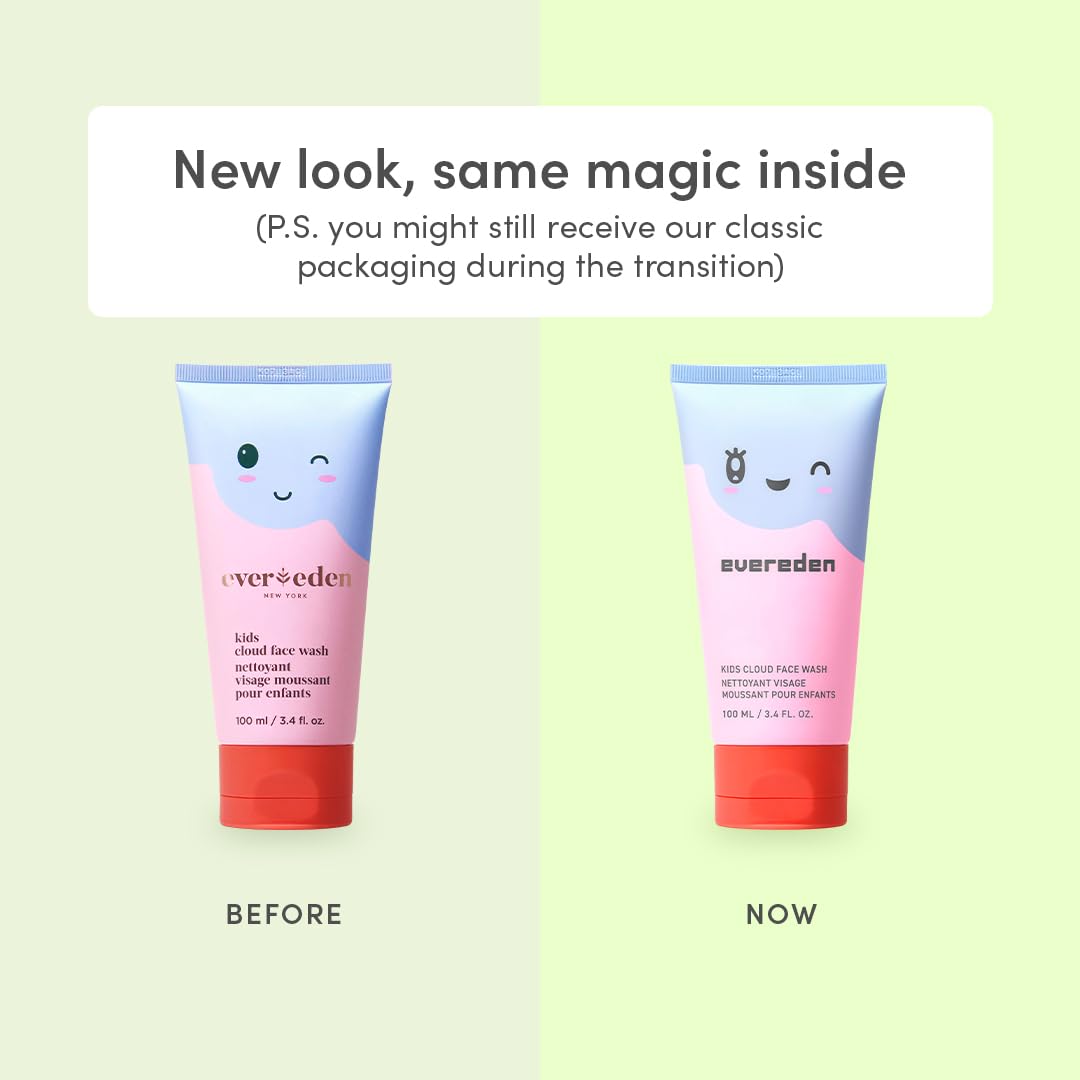 Evereden Kids Cloud Face Wash: Sorbete Tropical, 100 ml | Cuidado d...