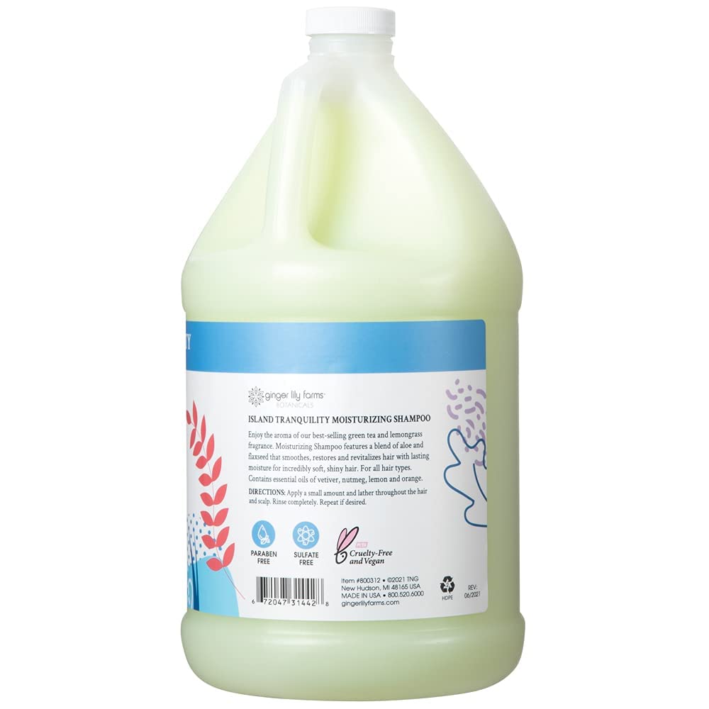 Ginger Lily Farms Botanicals Champú Hidratante para Todo Tipo de Ca...