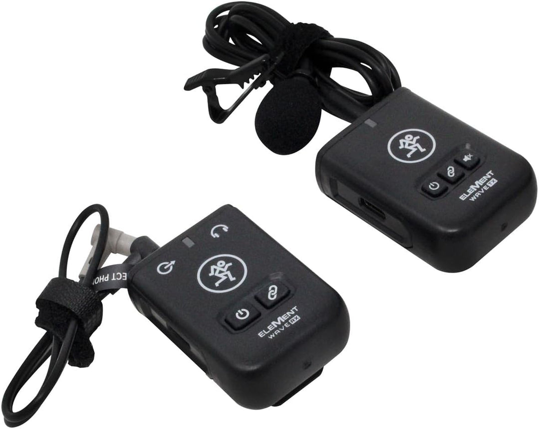 Mackie EM Wave LAV - Sistema de micrófono con clip para cámaras y t...