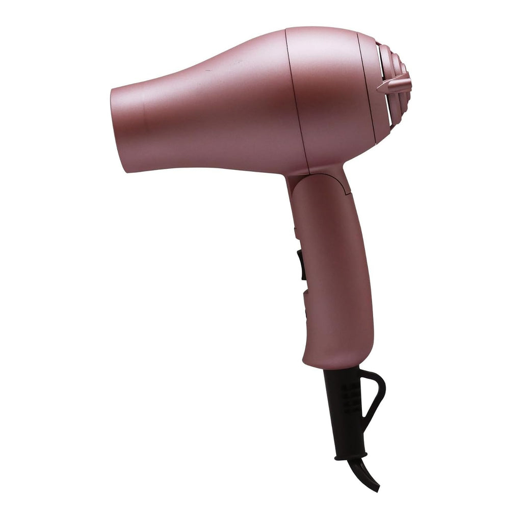 Aria Beauty Mini secador plegable compacto, doble votaje, difusor y boquilla concentradora incluida, diseño ligero, perfecto para viajes, 1000 W