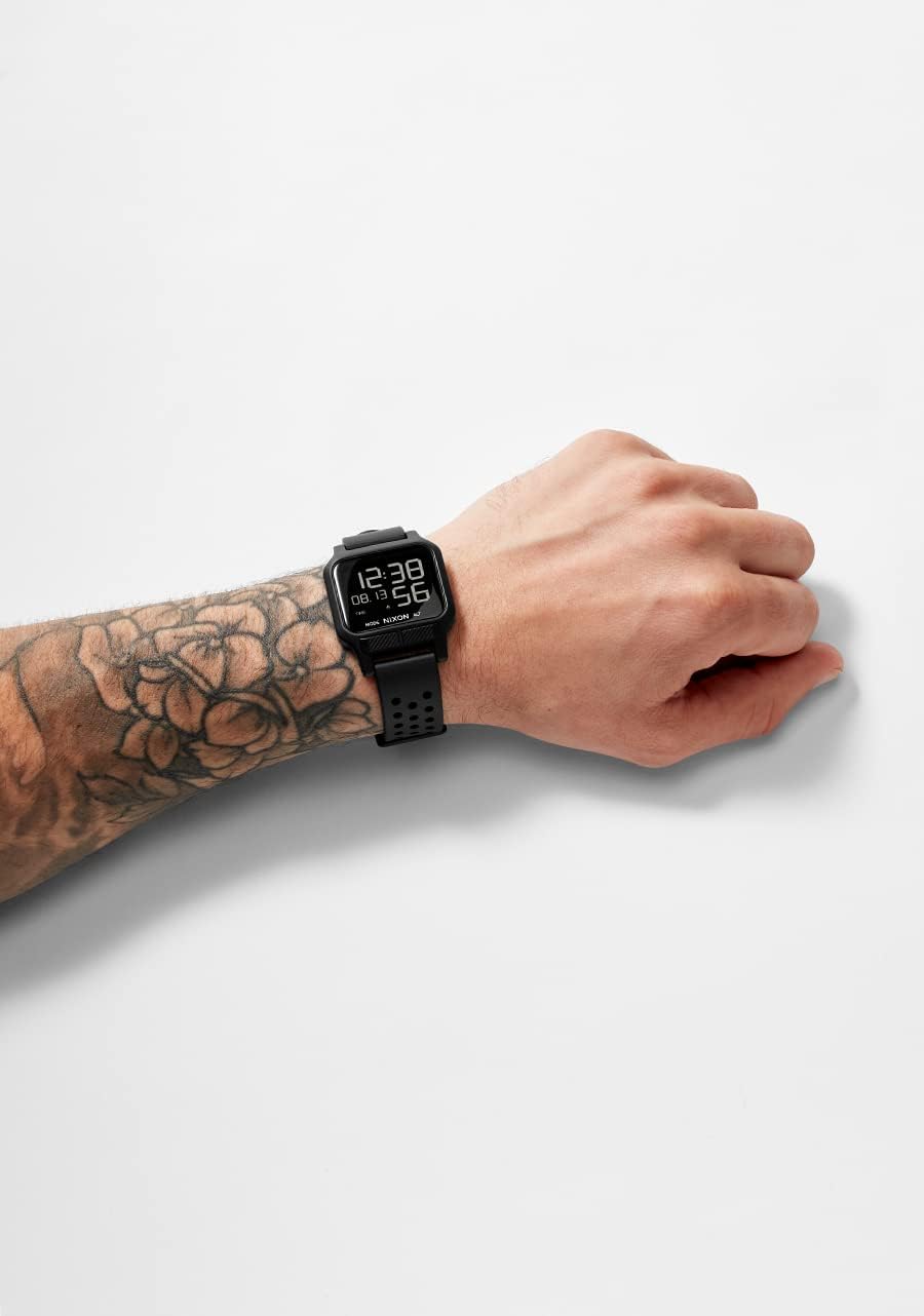 NIXON Heat A1320-100M Reloj Digital de Entrenamiento y Running Resistente al Agua