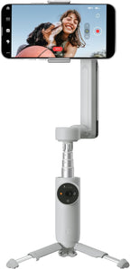 Insta360 Flow Estabilizador Gimbal para Smartphone, Gimbal con Inteligencia Artificial, Estabilización de 3 Ejes, Trípode Incorporado, Portátil y Plegable, Estabilizador de Teléfono con Seguimiento
