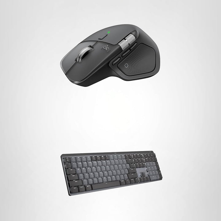 Logitech MX Master 4 - Ratón inalámbrico ergonómico Bluetooth con r...
