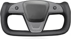 MEWANT Funda envolvente de volante Yoke Tesla Model S cosida a mano para Tesla Model S 2021-2023 / Model X 2021-2023 Accesorios de volante Yoke Tesla