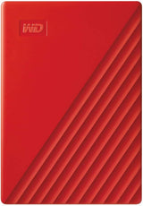 WD 2TB My Passport, Disco duro externo portátil, rojo, software de...