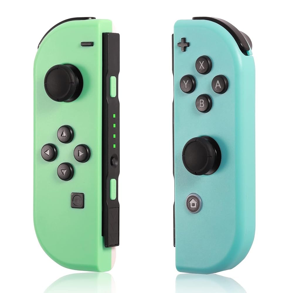 Controlador Rkxoce para Switch, Mandos de Reemplazo con Doble Vibración, Activación/Apertura, Control de Movimiento