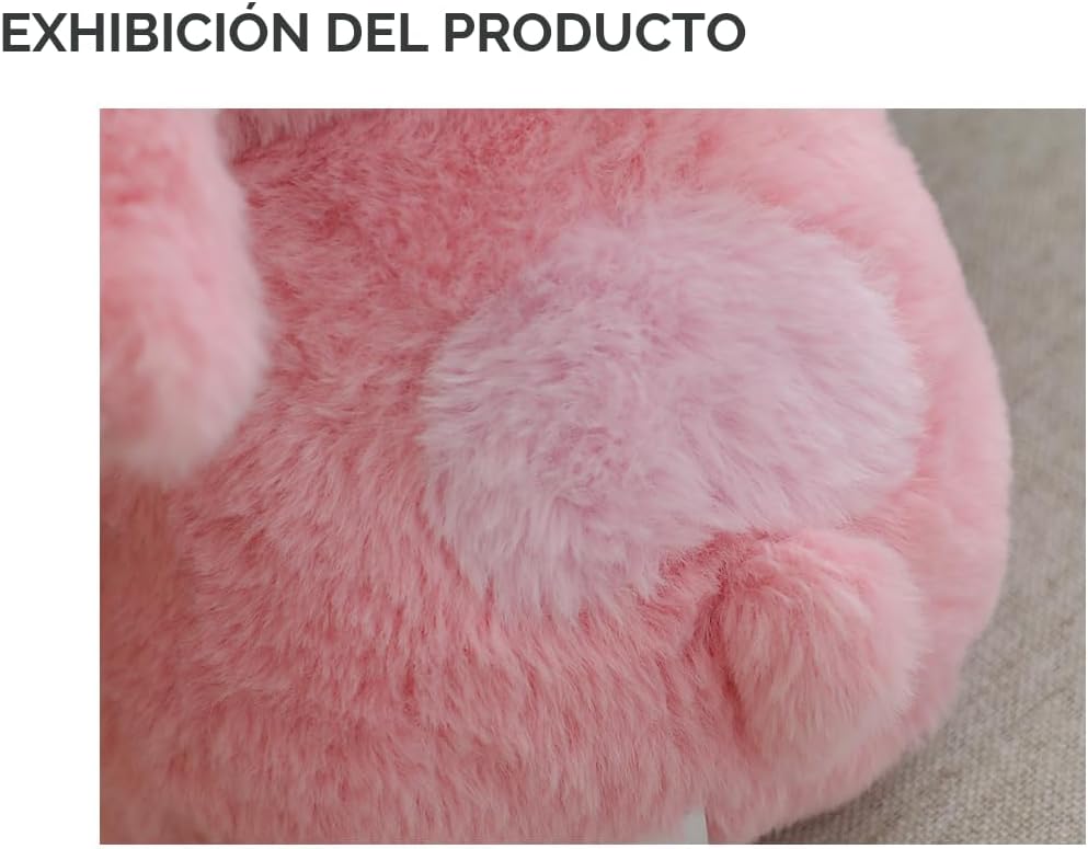 MINISO Disney Angel Stitch Peluche, 10" Animal de Peluche Rosa para Niños Bebés