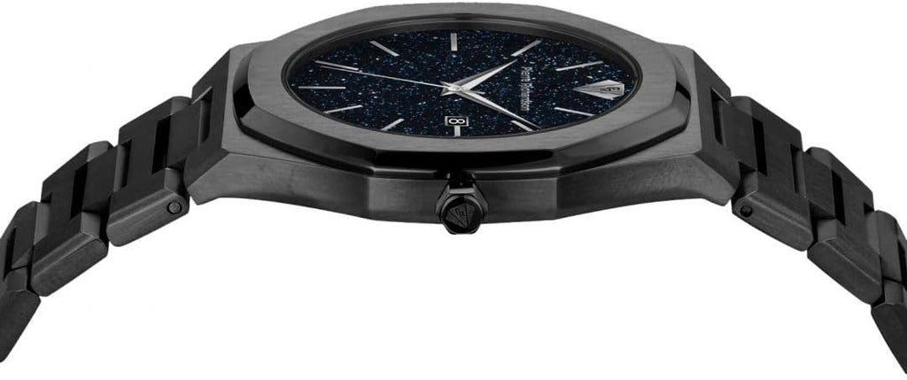 PIERRE RICHARDSON PR5428 Reloj de lujo para hombre – Movimiento de cuarzo japonés, acero inoxidable, 41mm, 5ATM resistente al agua, cristal de zafiro resistente a los arañazos – Reloj de vestir