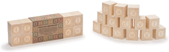 Uncle Goose Bloques alfabéticos en minúscula Fabricado en