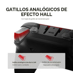 GameSir G7 Pro Control inalámbrico con cable para Xbox Series X|S, Xbox One, Gamepad inalámbr de PC y Android con sticks TMR, gatillos analógicos de efecto Hall, tasa de sondeo 1000 Hz, con conector de audio de 3.5 mm - Negro