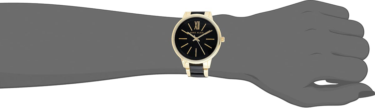 Anne Klein - Reloj de pulsera de resina para mujer
