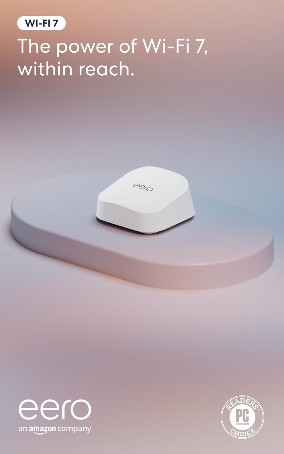 Presentamos el router Wi-Fi 7 doble banda Amazon eero 7 (modelo más...