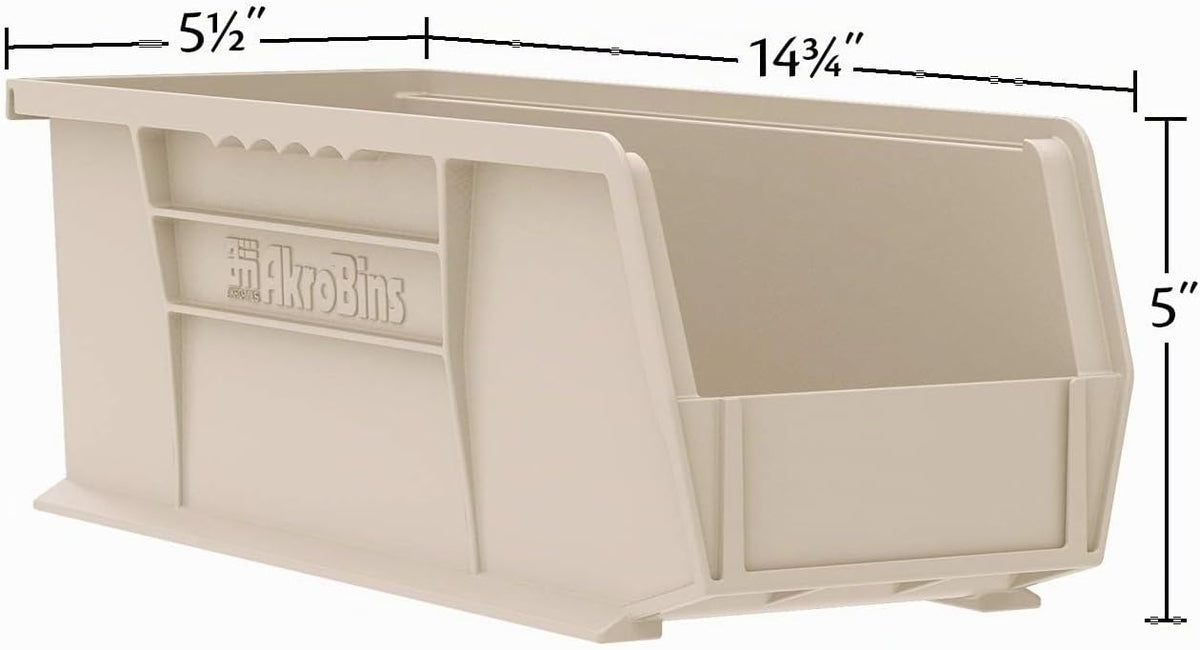 Akro-Mils 30234 AkroBins Contenedores de almacenamiento de plástico, 15 x 5