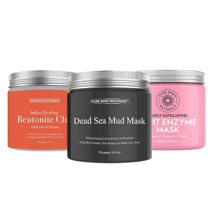 Pure Body Naturals Set de regalo de máscara facial para mujer, kit...