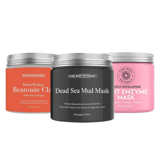 Pure Body Naturals Set de regalo de máscara facial para mujer, kit...