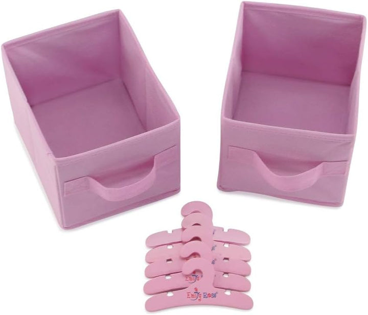 Emily Rose Muebles para muñecas de 14 pulgadas, armario abierto con...
