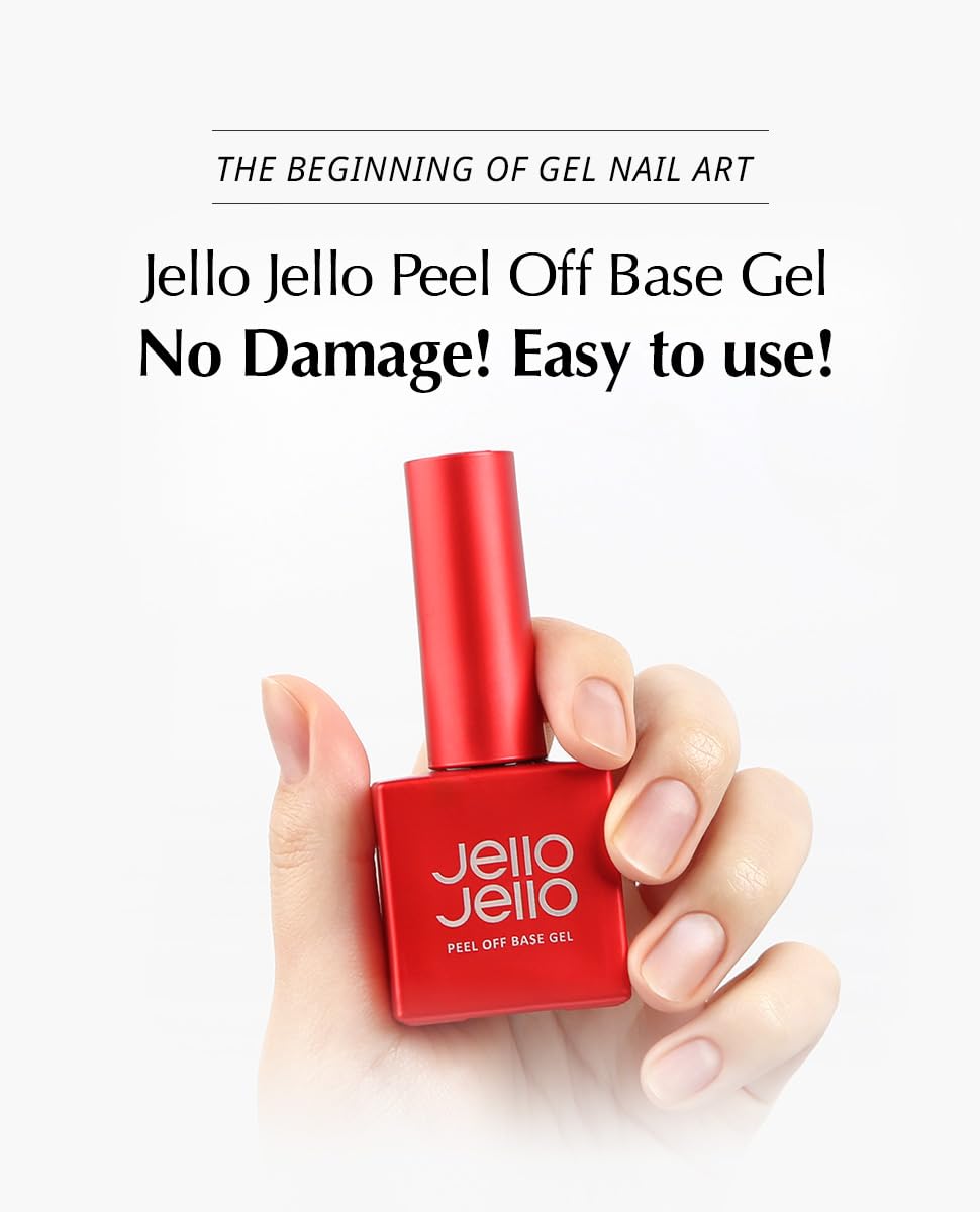 JELLO JELLO Juego de Removedor de Gel de Base Despegable de Una Eli...