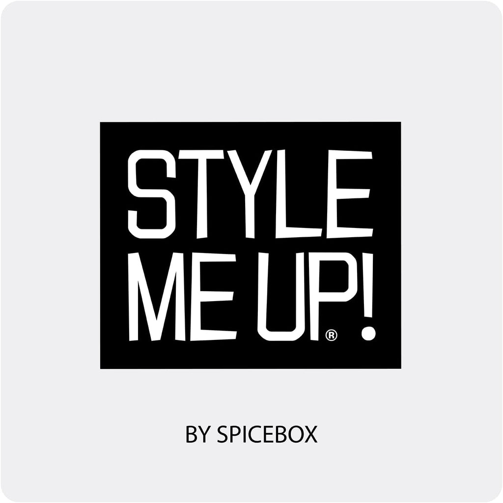 Style Me Up: Color & Stitch, kit de arte para niños, incluye 22 hojas de papel ilustradas, las plantillas cuentan con una gama de diseños, para edades de 8 años en adelante