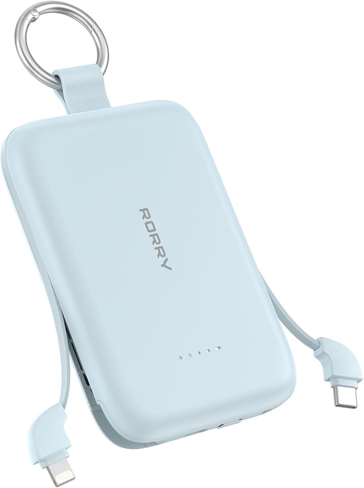 RORRY Cargador portátil, 10000 mAh PD 30 W, cargador portátil de ca...